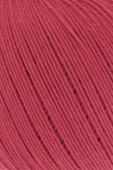 Lang Yarns Schulgarn 10/4 – 100% cotton yarn, 50g/160m – Red (0061) – detail