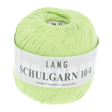 Lang Yarns Schulgarn 10/4 – 100% cotton yarn, 50g/160m – Light Green (0097)
