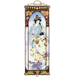 GEISHA WITH ORCHIDS Counted Cross Stitch Kit
