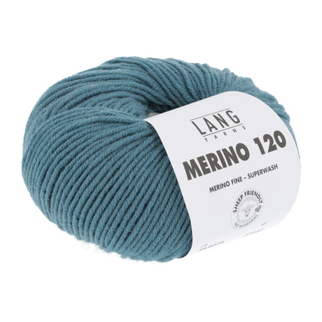 Lang Yarns Merino 120 Yarn, 120m / 50g – Atlantic (0274)