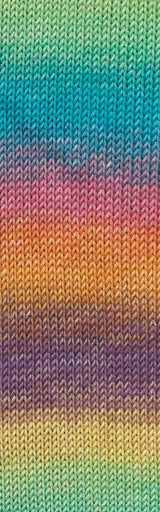 Lang Yarns Merino 120 Dégradé – 50g / 120m – Multicolour/Pastel (0001) – detail