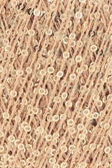 Lang Yarns Paillettes – 25g / 112m – Salmon/Gold (0028) – detail