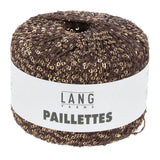 Lang Yarns Paillettes – 25g / 112m – Brown/Gold (0068)