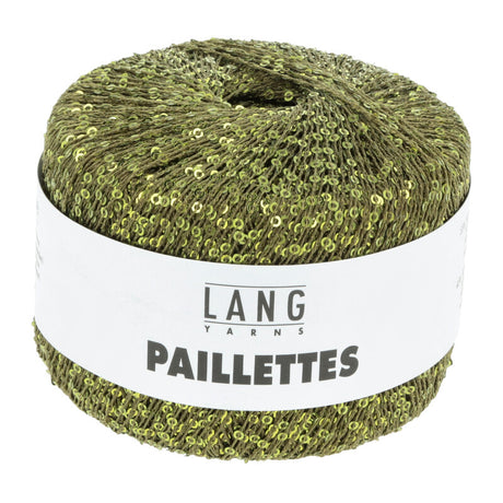 Lang Yarns Paillettes – 25g / 112m – Olive (0098)