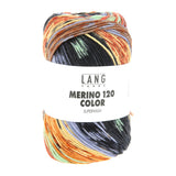 Lang Yarns Merino 120 Color – 100g / 240m – Mint/Corn/Lilac/Orange (0008)