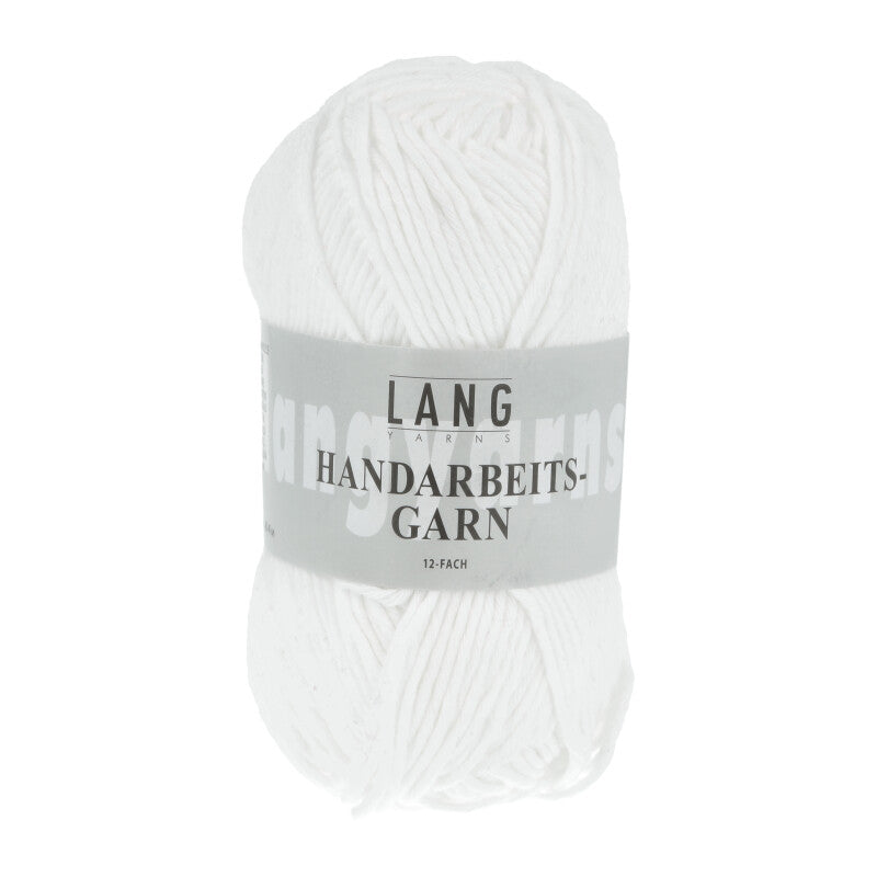 Lang Yarns Handarbeitsgarn – 50g / 84m – White (0601)