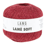 Lang Yarns Lamé Soft – 50g / 190m – Red (0061)