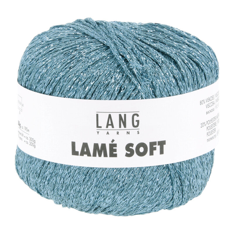 Lang Yarns Lamé Soft – 50g / 190m – Emerald (0073)
