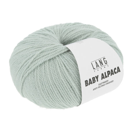 Lang Yarns Baby Alpaca Yarn, 170m / 50g – Mint (0058)