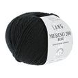 Lang Yarns Merino 200 Bébé Yarn, 203m / 50g – Black (0304)