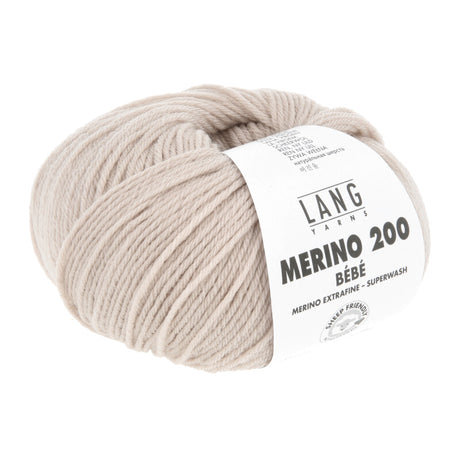 Lang Yarns Merino 200 Bébé Yarn, 203m / 50g – Sand (0426)