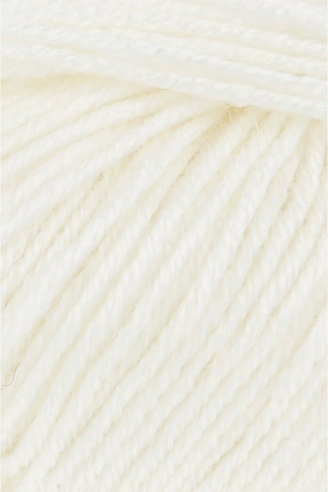 Lang Yarns Atlantis – 50g / 135m – White (0001) – detail