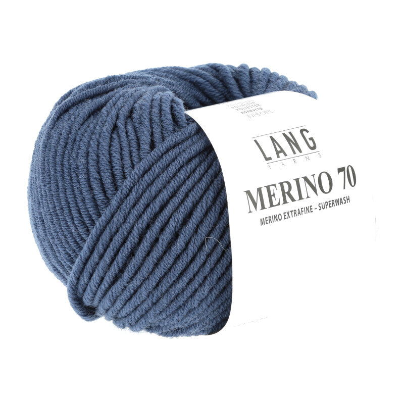 Lang Yarns Merino 70 – 50g / 70m – Jeans (0034)