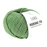 Lang Yarns Merino 70 – 50g / 70m – Green Mélange (0317)