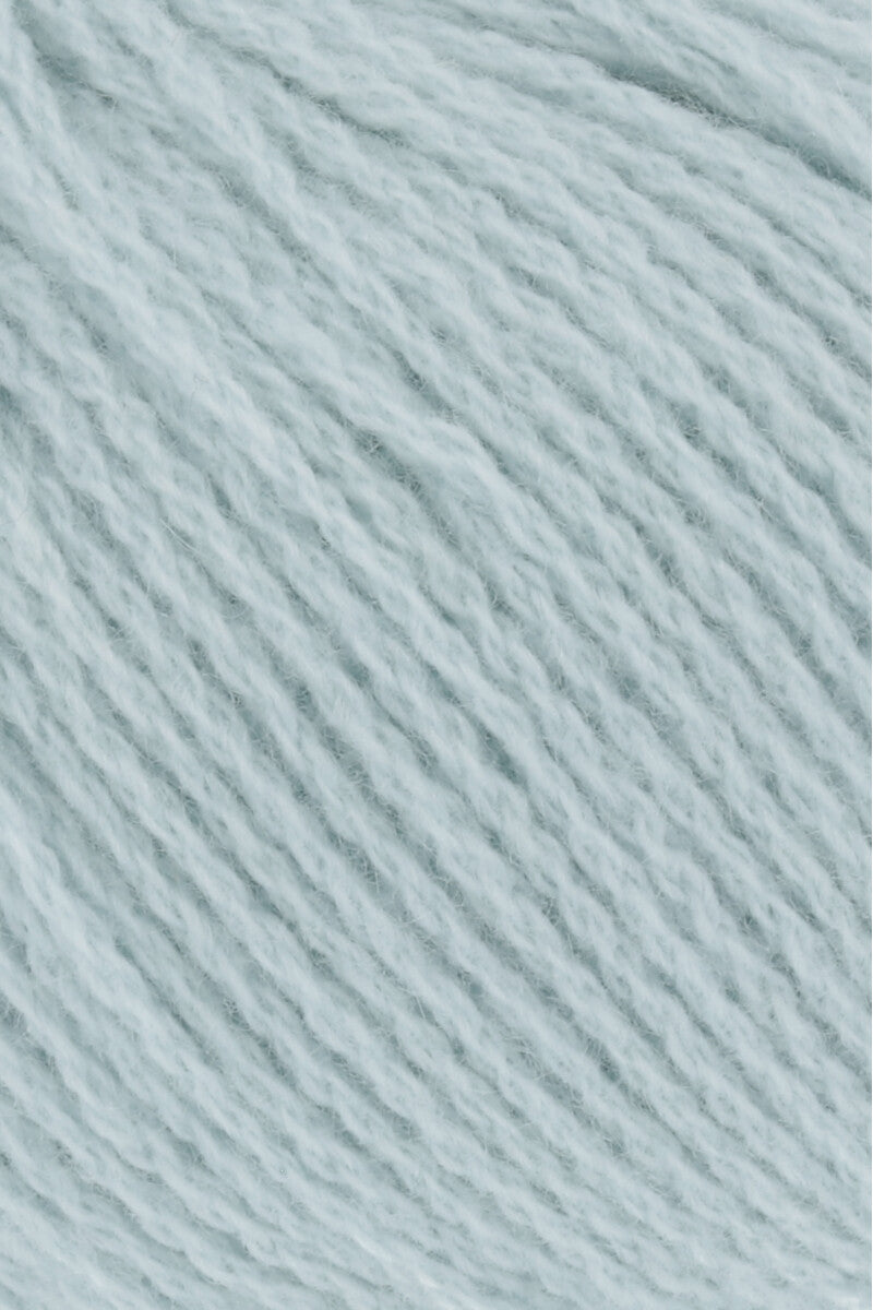 Lang Yarns Cashmere Premium Yarn, 115m / 25g – Ice Blue (0071), yarn texture