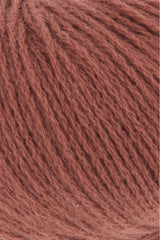 Lang Yarns Cashmere Premium Yarn, 115m / 25g – Terracotta (0076), yarn texture