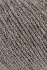 Lang Yarns Cashmere Premium Yarn, 115m / 25g – Light Brown Mélange (0167), yarn texture