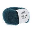 Lang Yarns Mohair Luxe Lamé – 25g / 175m – Silver - Petrol (0088)