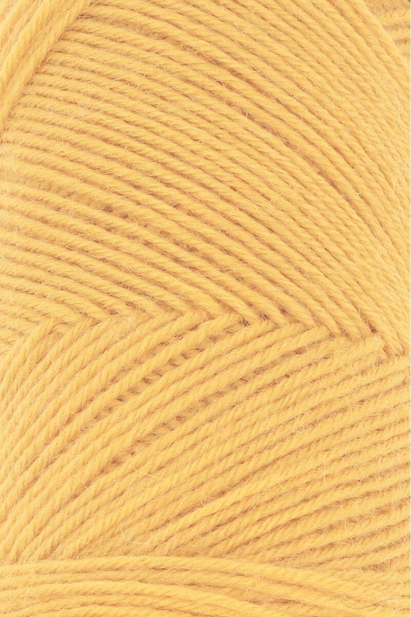 Lang Yarns Jawoll Yarn, 190m / 50g – Gold Yellow (0249), yarn texture