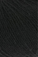Lang Yarns Cashmere Lace – 25g / 165m – Black (0004) – detail
