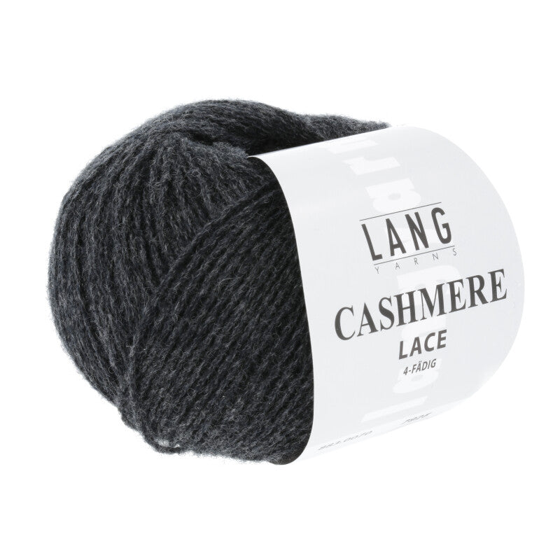 Lang Yarns Cashmere Lace – 25g / 165m – Anthracite (0070)