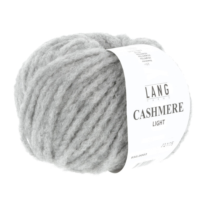 Lang Yarns Cashmere Light – 25g / 85m – Light Grey Mélange (0003)