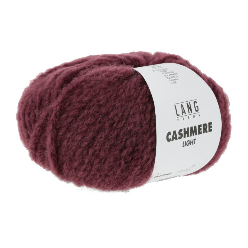 Lang Yarns Cashmere Light – 25g / 85m – Dark Red (0063)