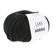 Lang Yarns Norma – 50g / 135m – Black (0004)