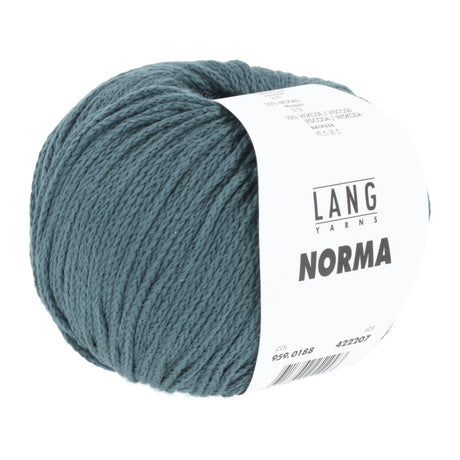 Lang Yarns Norma – 50g / 135m – Dark Petrol (0188)