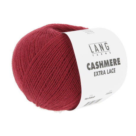 Lang Yarns Cashmere Extra Lace – 25g / 320m – Red (0060)