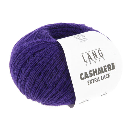 Lang Yarns Cashmere Extra Lace – 25g / 320m – Purple (0090) – B view