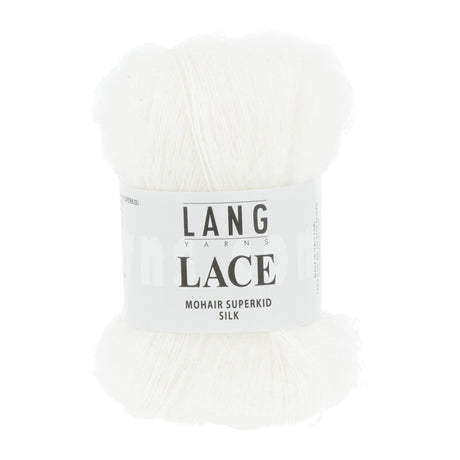 Lang Yarns Lace Yarn, 310m / 25g – White (0001)