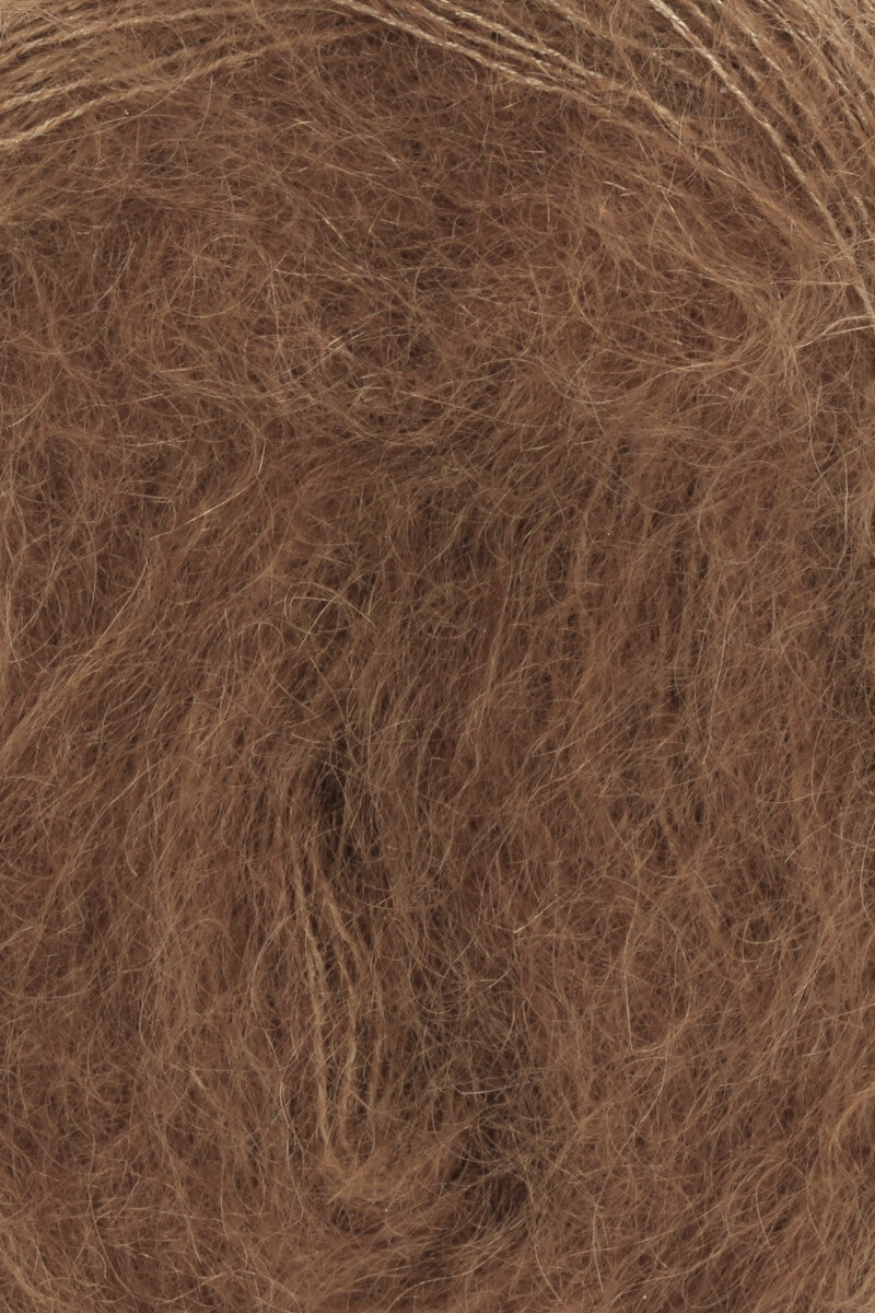 Lang Yarns Lace Yarn, 310m / 25g – Dark Nougat (0015), yarn texture