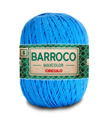 Circulo Barroco Maxcolor Cotton Yarn on a crafting table.