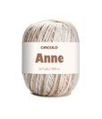 Circulo ANNE - 100% mercerized Cotton Yarn, 500m / 147g - Ball of yarn with 'Circulo Anne' label on a white background