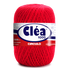 RCirculo Clea 100% Cotton Yarn, 1000m/151 gr - ed ball of yarn with Cleá label on a white background