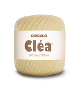 Circulo Clea 100% Cotton Yarn for Crochet and Knitting, 500m/75 gr - Leo Hobby -  Ball of yarn with 'Circulo Clea' label on a white background