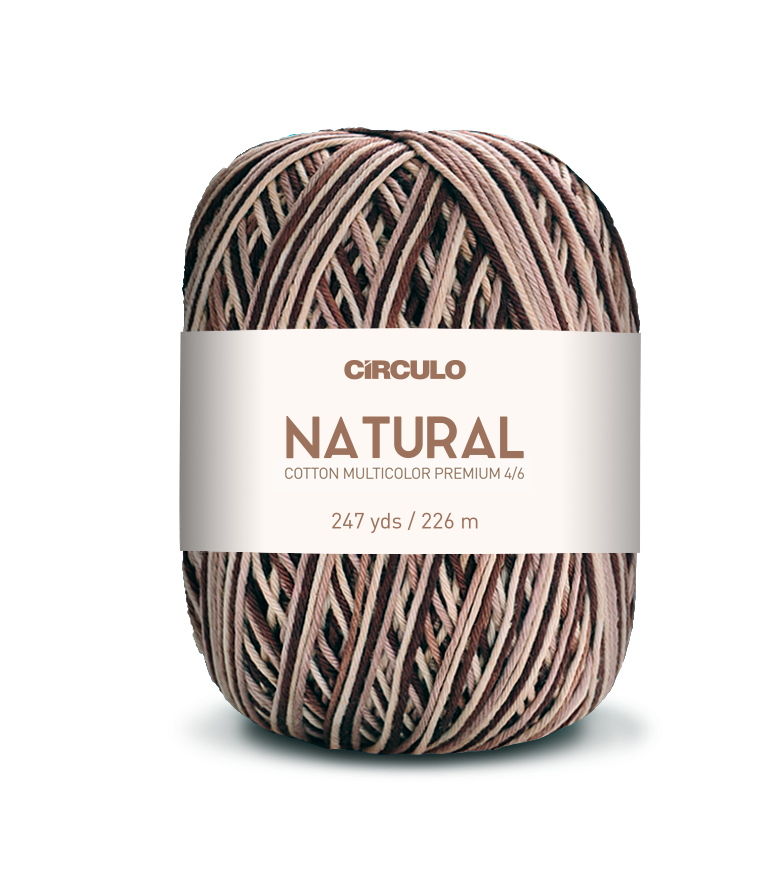 Círculo Barroco Multicolor Premium 4/6 – Brazilska bombažna preja (226m / 200g)