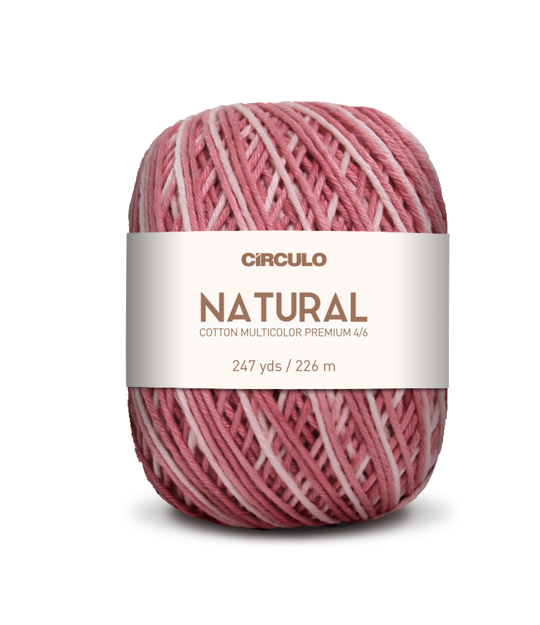 Círculo Barroco Multicolor Premium 4/6 – Brazilska bombažna preja (226m / 200g)