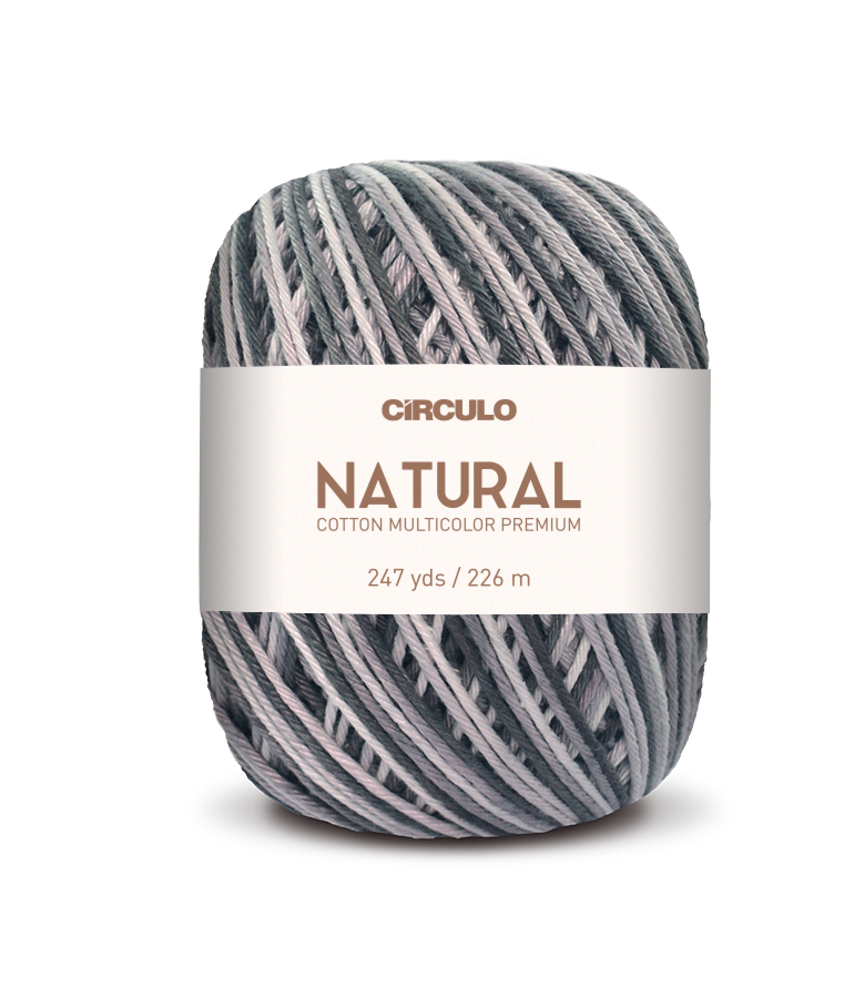Círculo Barroco Multicolor Premium 4/6 – Brazilska bombažna preja (226m / 200g)