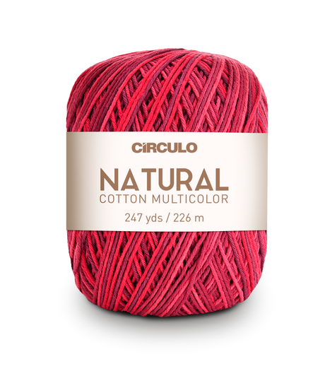 Círculo Natural Cotton Multicolor 4/6 – Hilo de algodón (226 m / 200 g)