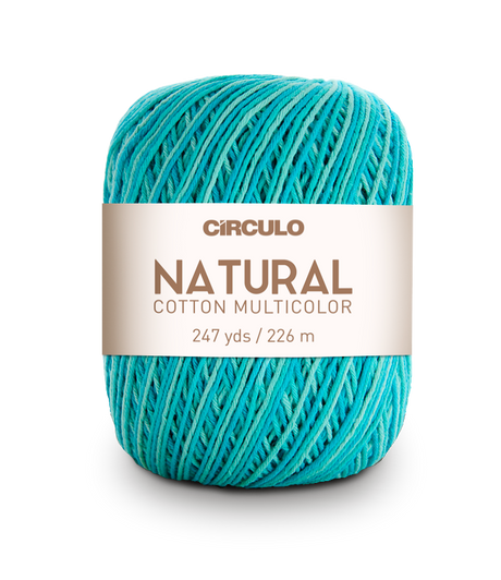 Círculo Natural Cotton Multicolor 4/6 – Hilo de algodón (226 m / 200 g)