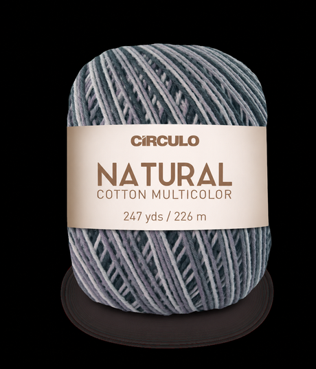 Círculo Natural Cotton Multicolor 4/6 – Hilo de algodón (226 m / 200 g)