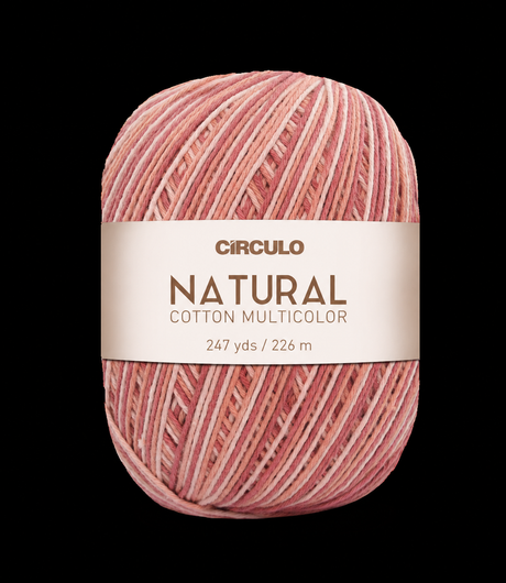 Círculo Natural Cotton Multicolor 4/6 – Hilo de algodón (226 m / 200 g)