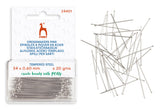 Pony Colour Head Dressmaker Pins – 34 × 0.60 mm, 20 g