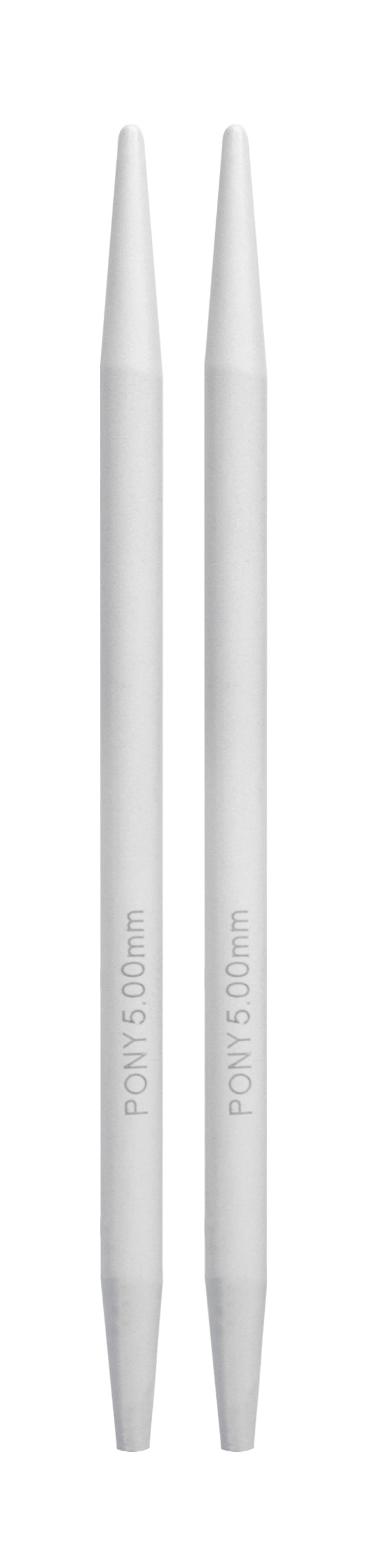 Pony Classic Aluminium Interchangeable Knitting Needle Tips – 10.5 & 14 cm, 10.5 cm, 5.00 mm – additional product view