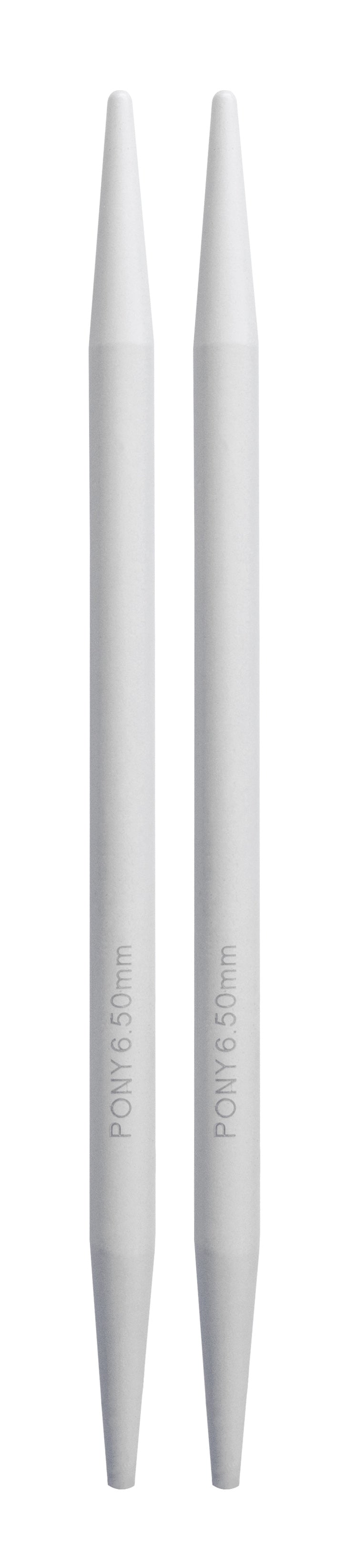 Pony Classic Aluminium Interchangeable Knitting Needle Tips – 10.5 & 14 cm, 14 cm, 6.50 mm – additional product view