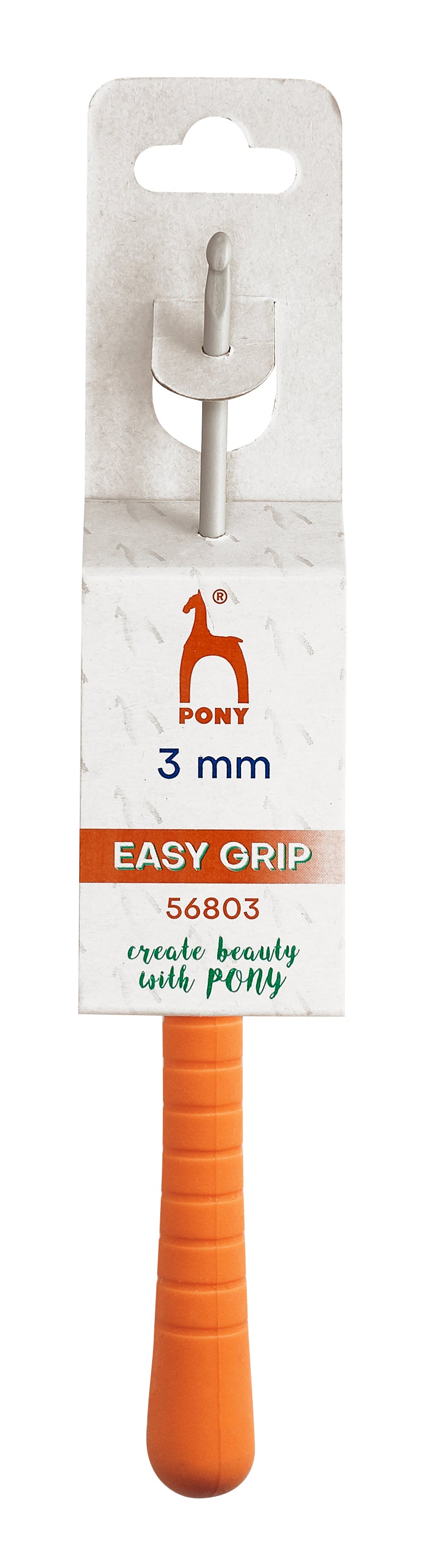 Pony Easy Grip Aluminium Crochet Hooks – 2 to 10 mm, 3.00 mm