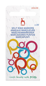 Pony Split Ring Stitch Markers – Assorted, Assorted