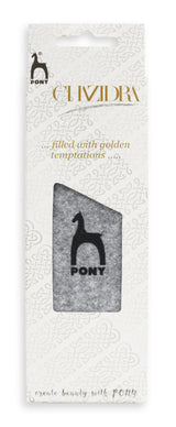 Pony Chazidra Accessories Felt Gift Case – Black/Grey, Black/Grey